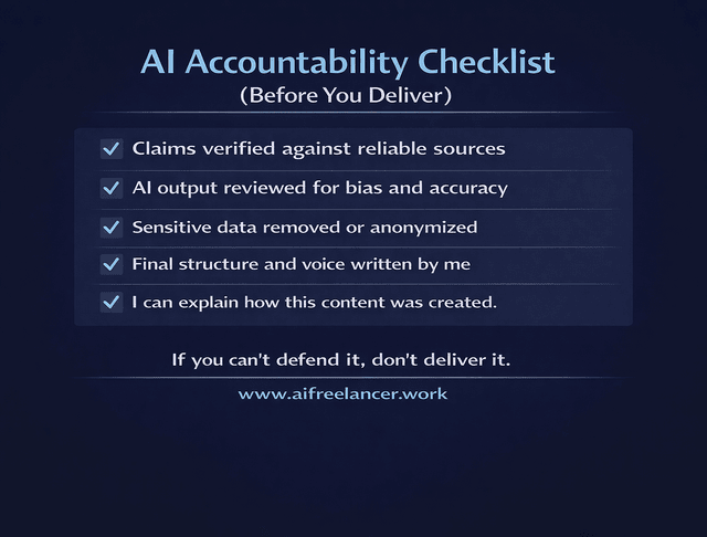 ai accountability checklist