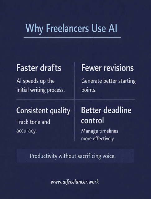 why freelancers use ai