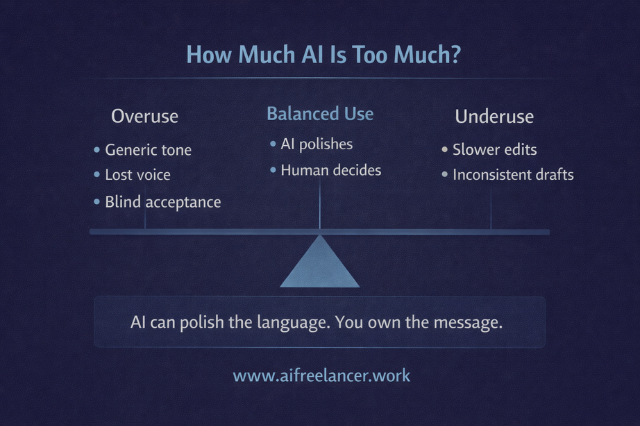 how much ai is too much