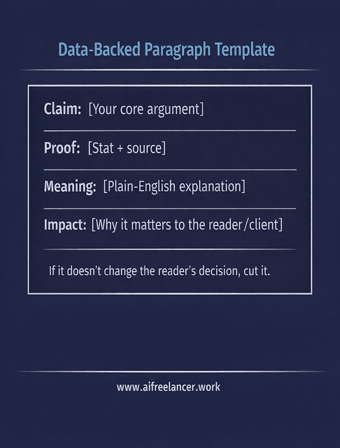 data-backed template