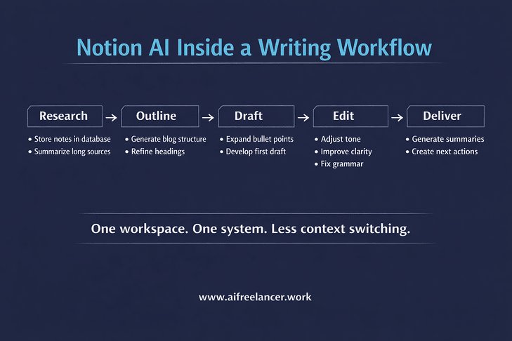 ai writing workflow