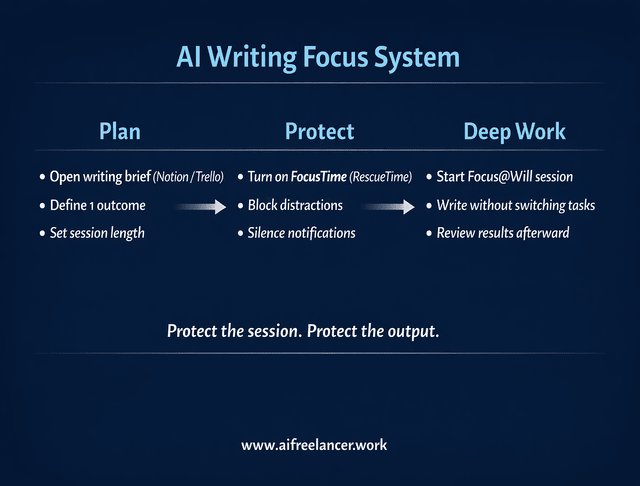 ai writing focus