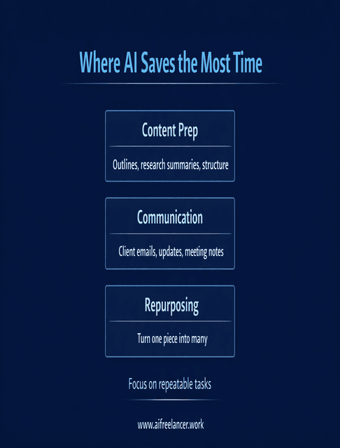 where ai saves the most time
