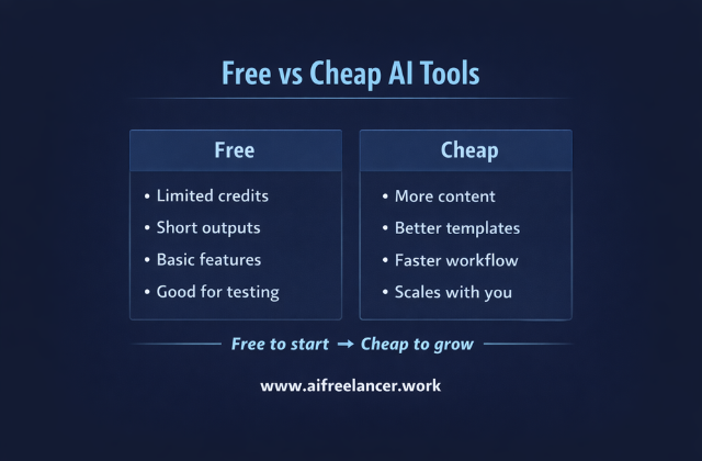 free vs cheap ai tools