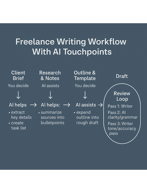 freelance writing content workflow