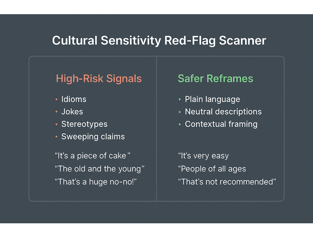 cultural sensitivity red-flag scanner