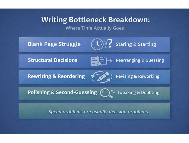 writing bottleneck breakdown