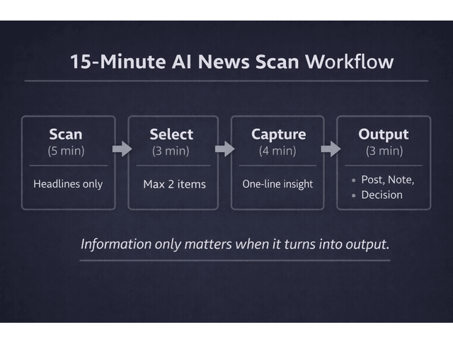 ai news scan workflow