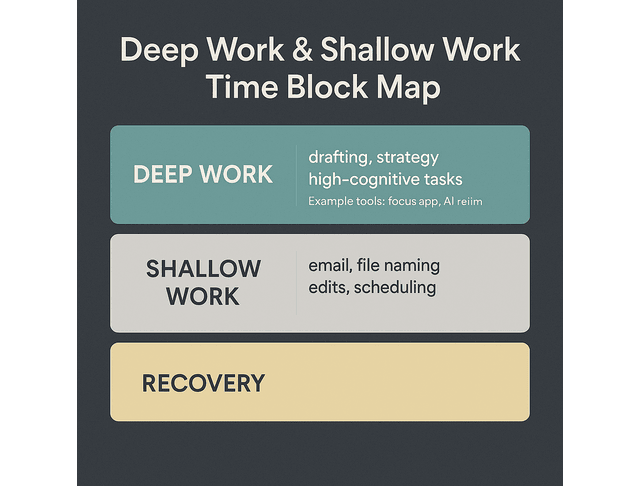 deep work and shallow work
