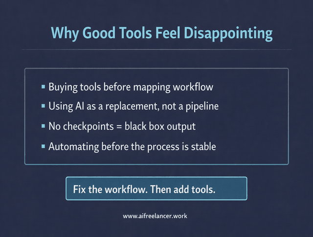 common mistakes in using AI tools
