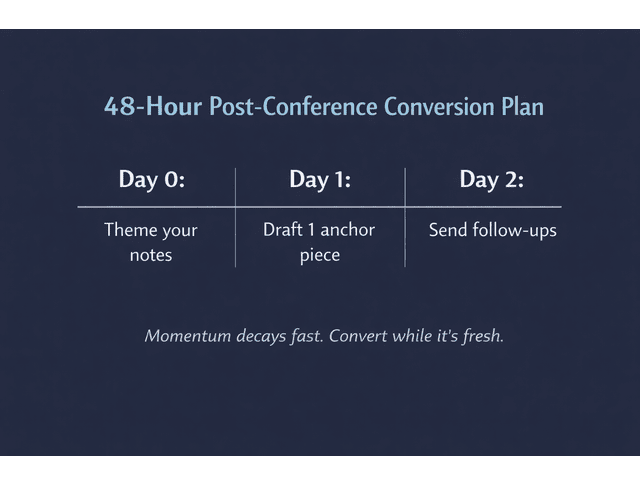 ai conference tips
