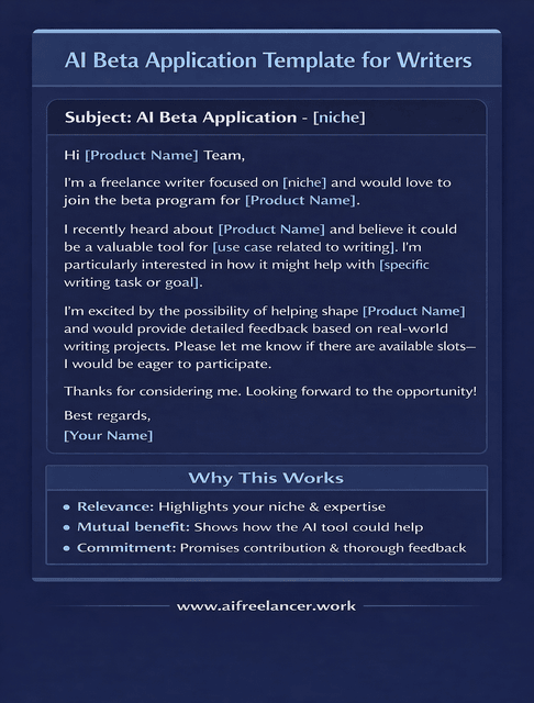 ai beta application template