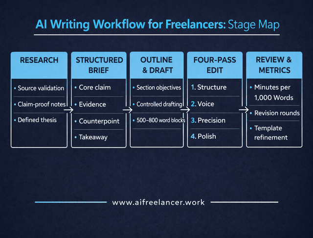 ai writing workflow for freelancers