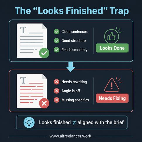 when not to use ai writing