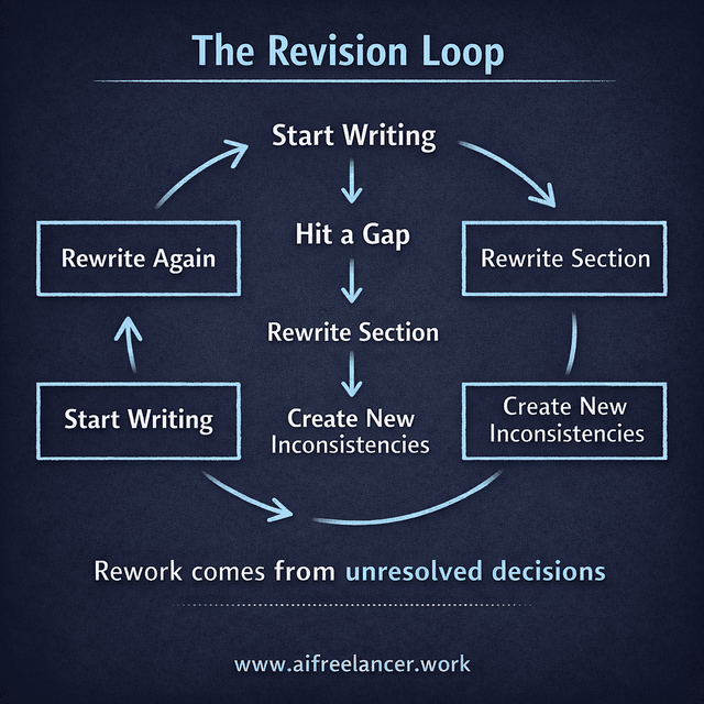 reduce revisions in writing
