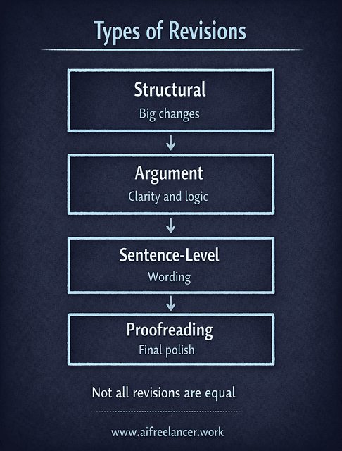 reduce revisions in writing