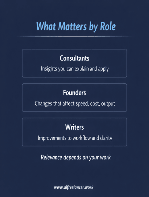 what matters by role