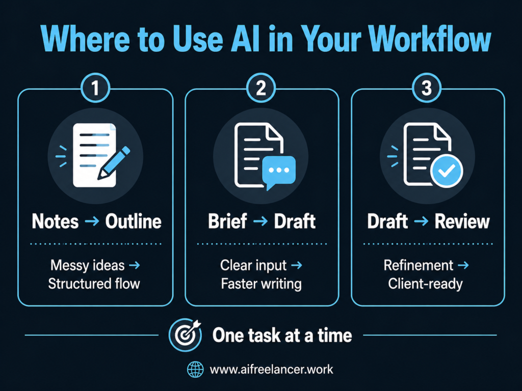 where to use ai in your workflow