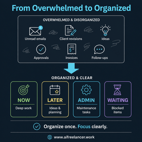 how to organize tasks