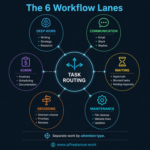 core workflow lanes