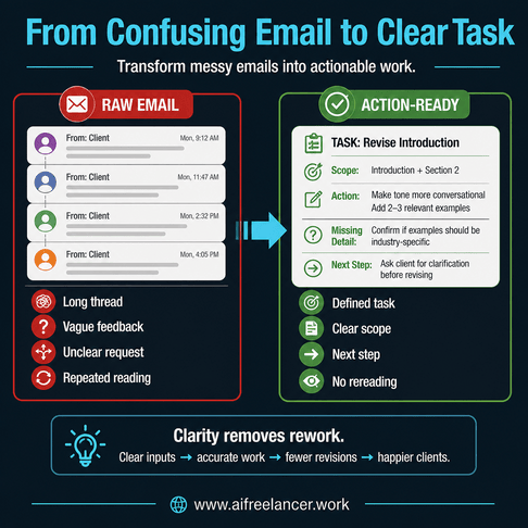 how to organize client emails