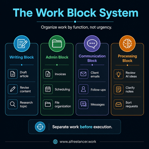 work block system