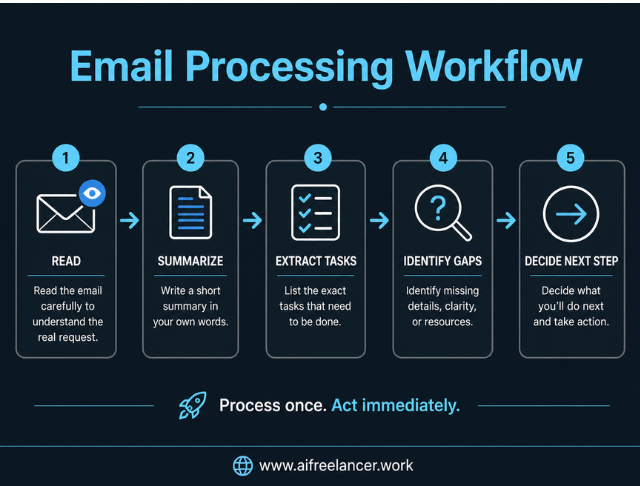 email processing workflow