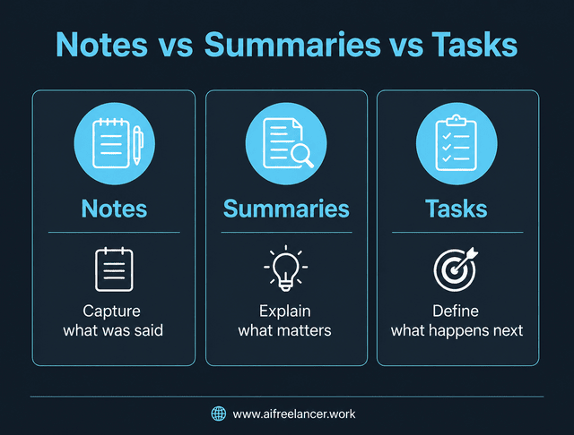 meeting notes action items