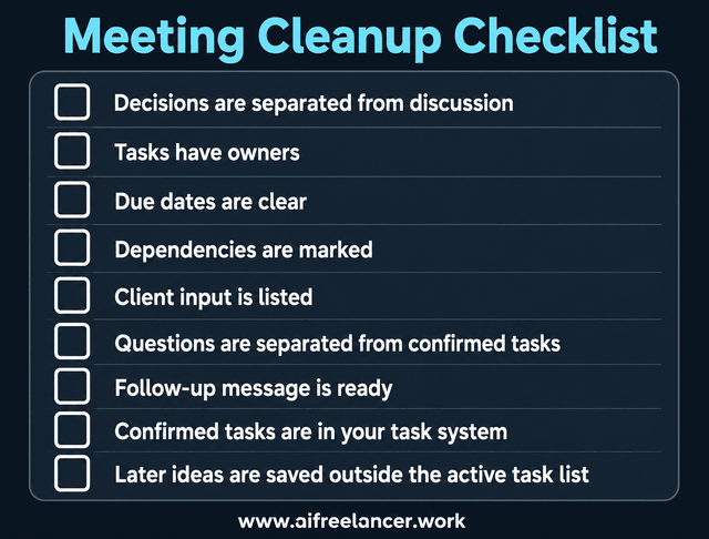 meeting notes template