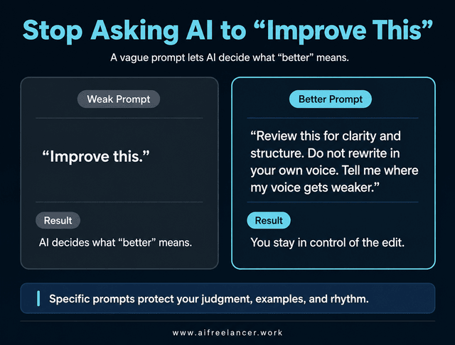 how to use ai without losing your voice