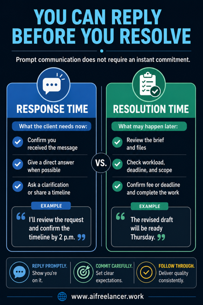 what response time and resolution time mean