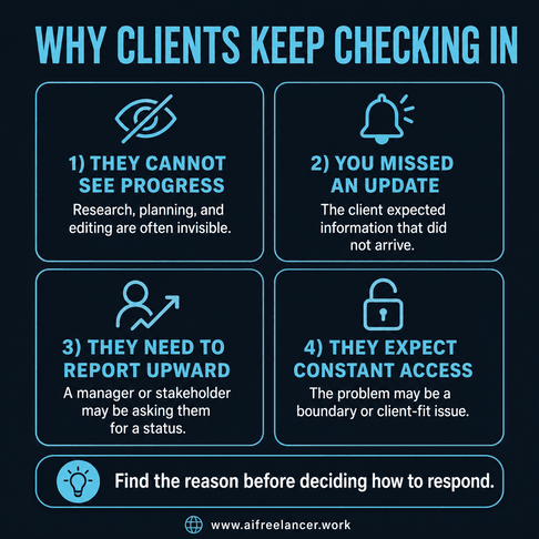 why clients keep checking in
